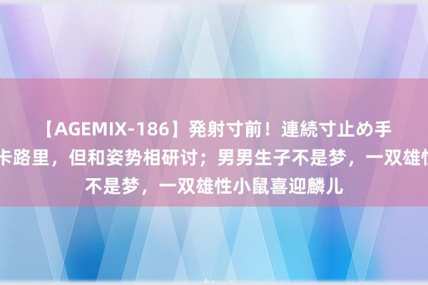 【AGEMIX-186】発射寸前！連続寸止め手コキ 性爱毁掉卡路里，但和姿势相研讨；男男生子不是梦，一双雄性小鼠喜迎麟儿